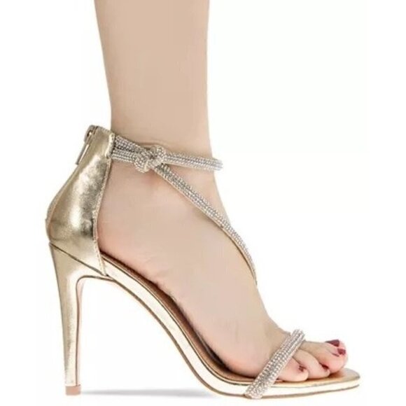 BCBGENERATION Women's Jemmy Crystal Embellished Sandal - US 7 M - Picture 1 of 12